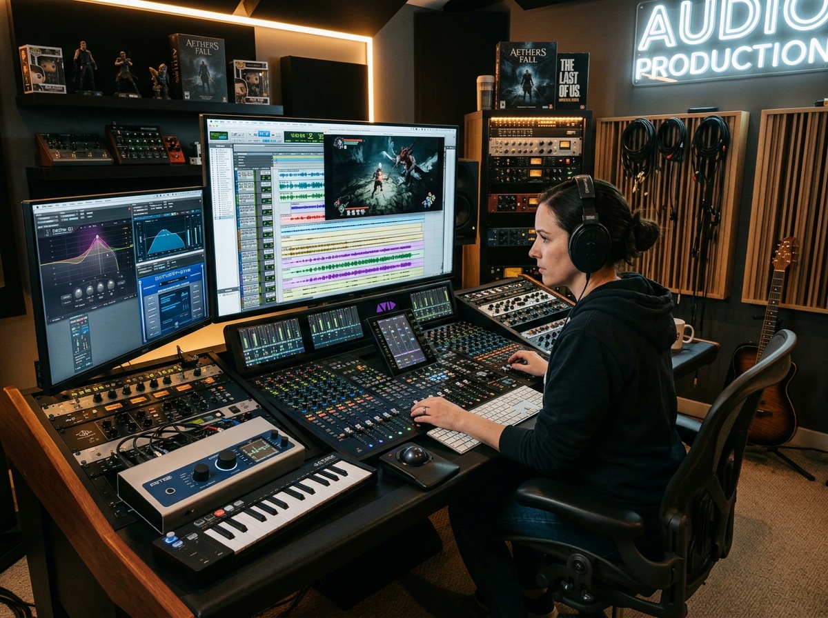 Game sound design and audio production